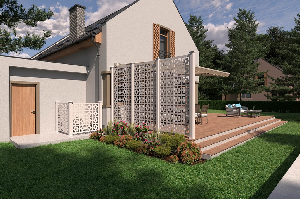 1” x 48" x 96" Trex Lattice