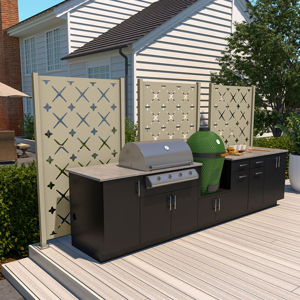 6' High x 3' 10" Wide One Panel Trex Privacy Screen Kit